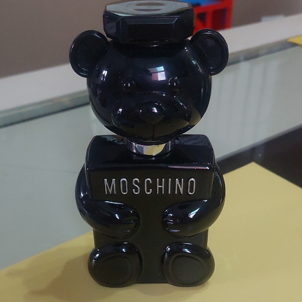 Moschino Glossy Black Bear Decor